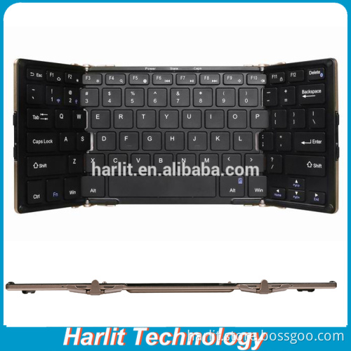 Dual Modes Smart Folding USB Bluetooth 3.0 Keyboard For Computer And Tablet PC Support Bluetooth And Wire USB Connection
